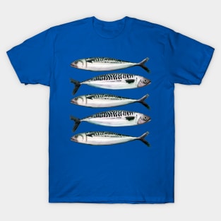 Mackerel - Watercolor fish illustration T-Shirt